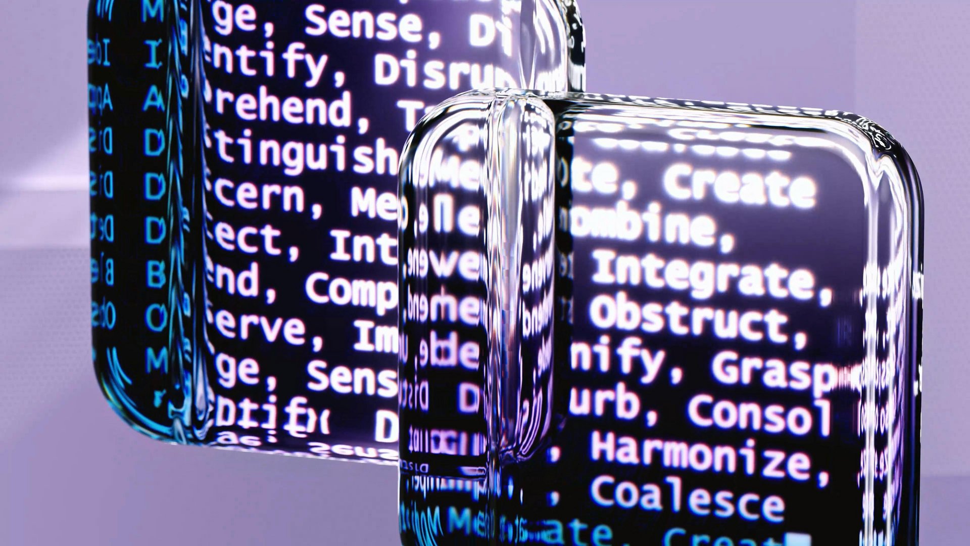 Abstrakte Darstellung von Technologie und Daten